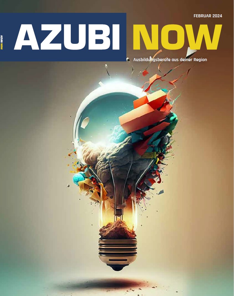 Titelbild des AzubiNOW Magazins der Landeszeitung Lüneburg